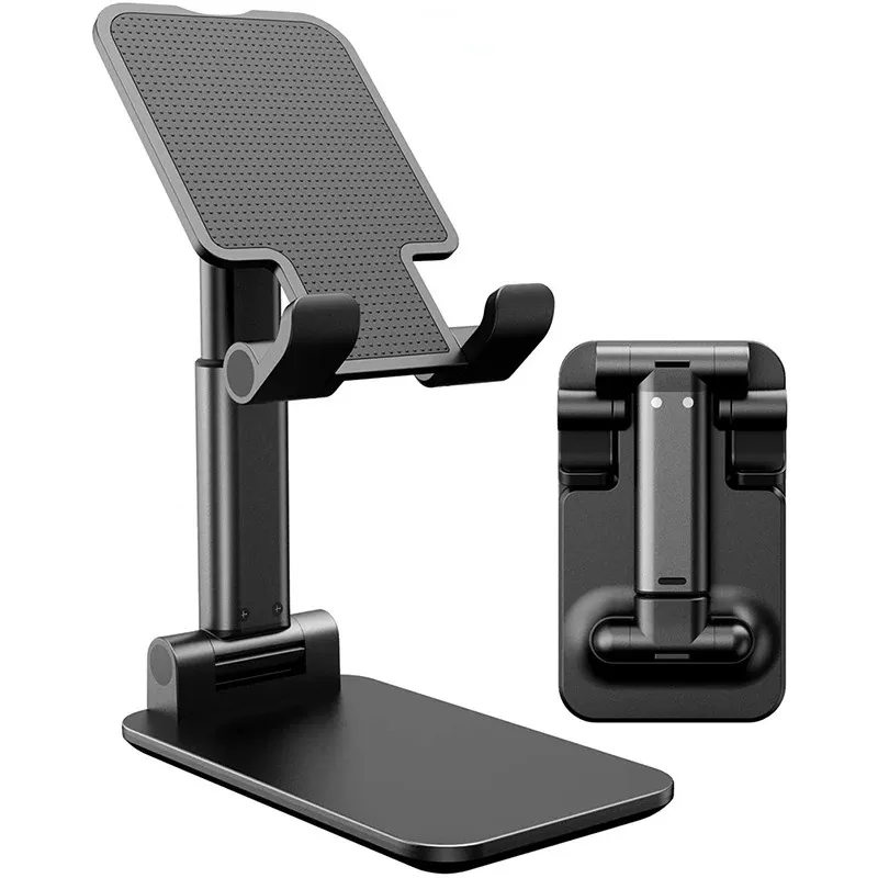 desktop mobile phone holder stand for iphone ipad xiaomi foldable desk tablet holder universal adjustable table cell phone stand free global shipping
