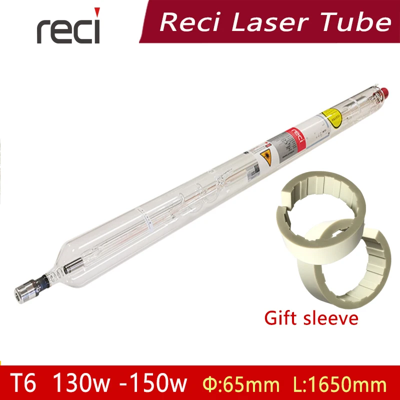 RECI LASER Reci T4 100 Вт-130 Вт CO2 лазерная трубка длиной 1400 мм диаметром 65 для Co2 лазерной