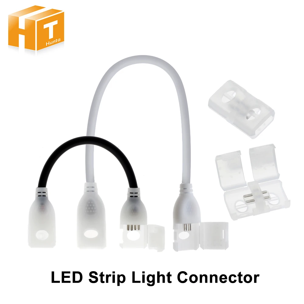 2-контактный 4-контактный Средний разъем для 220 В 110 одного цвета/RGB светодиодный