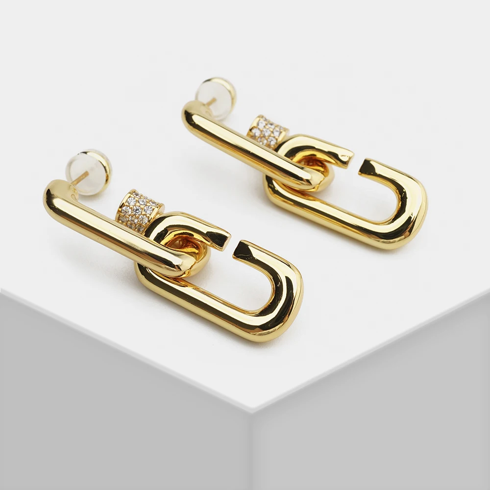 

H7 hot sale fashion drop earrings women punk geometric dangle earring female fashion jewelry metal