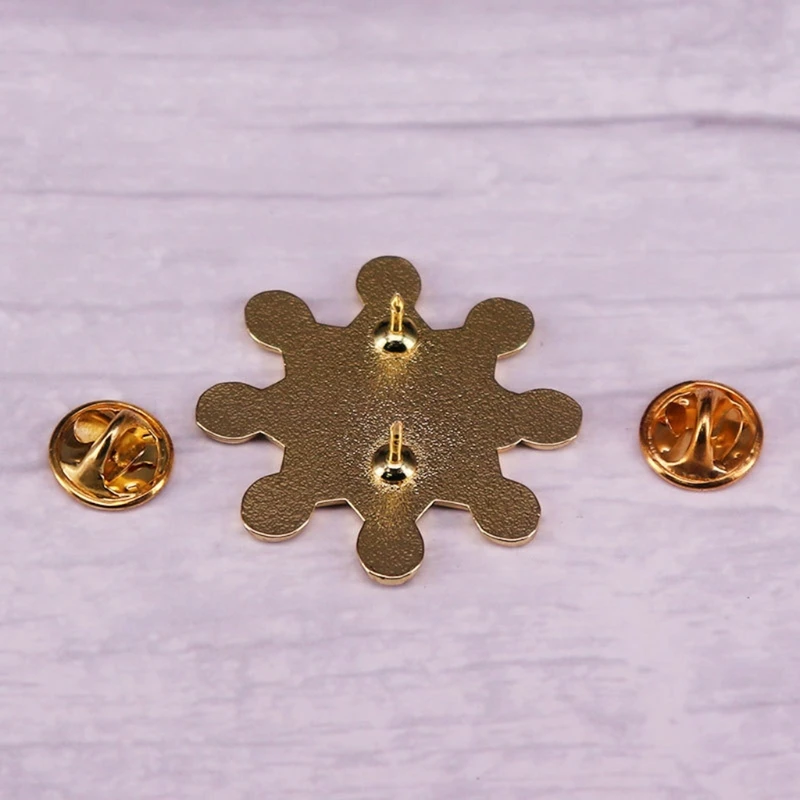 Ленточные булавки Официальный значок на лацкан с надписью рак и здоровье одежда