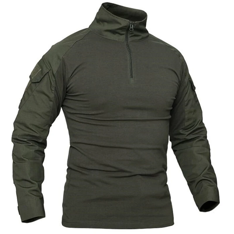 

Tactical T Shirt Long Sleeve Soldiers Military Combat T-Shirt Camouflage Shirts Paintball Militar Hunting Tactico Uniforme Tops