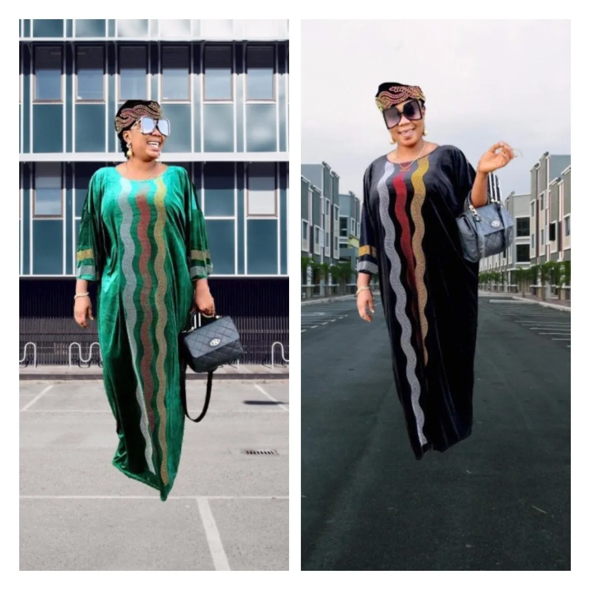 Новинка 2021 женское бархатное платье с африканскими стразами Длина юбки: 140 см