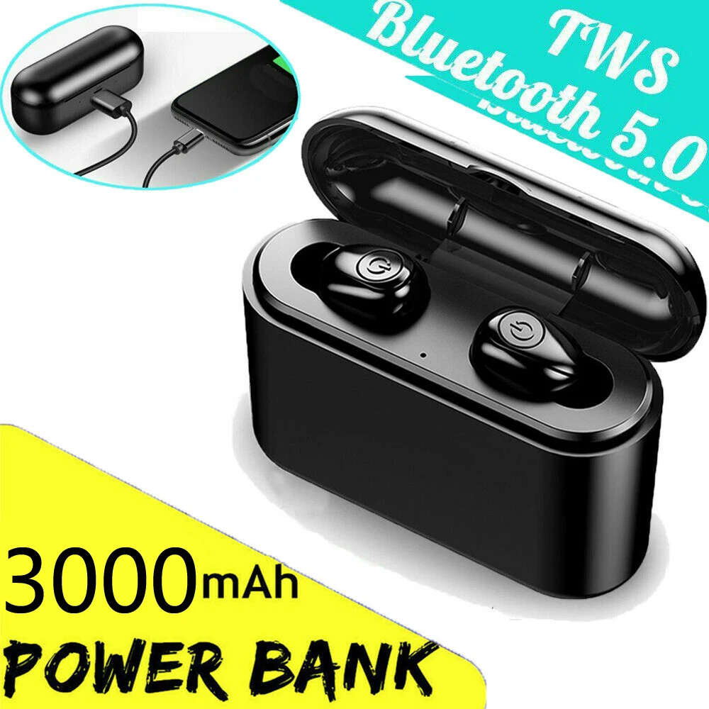 TWS X8s Беспроводные Bluetooth 5,0 наушники IPX7 Водонепроницаемые Мини Близнецы стерео наушники