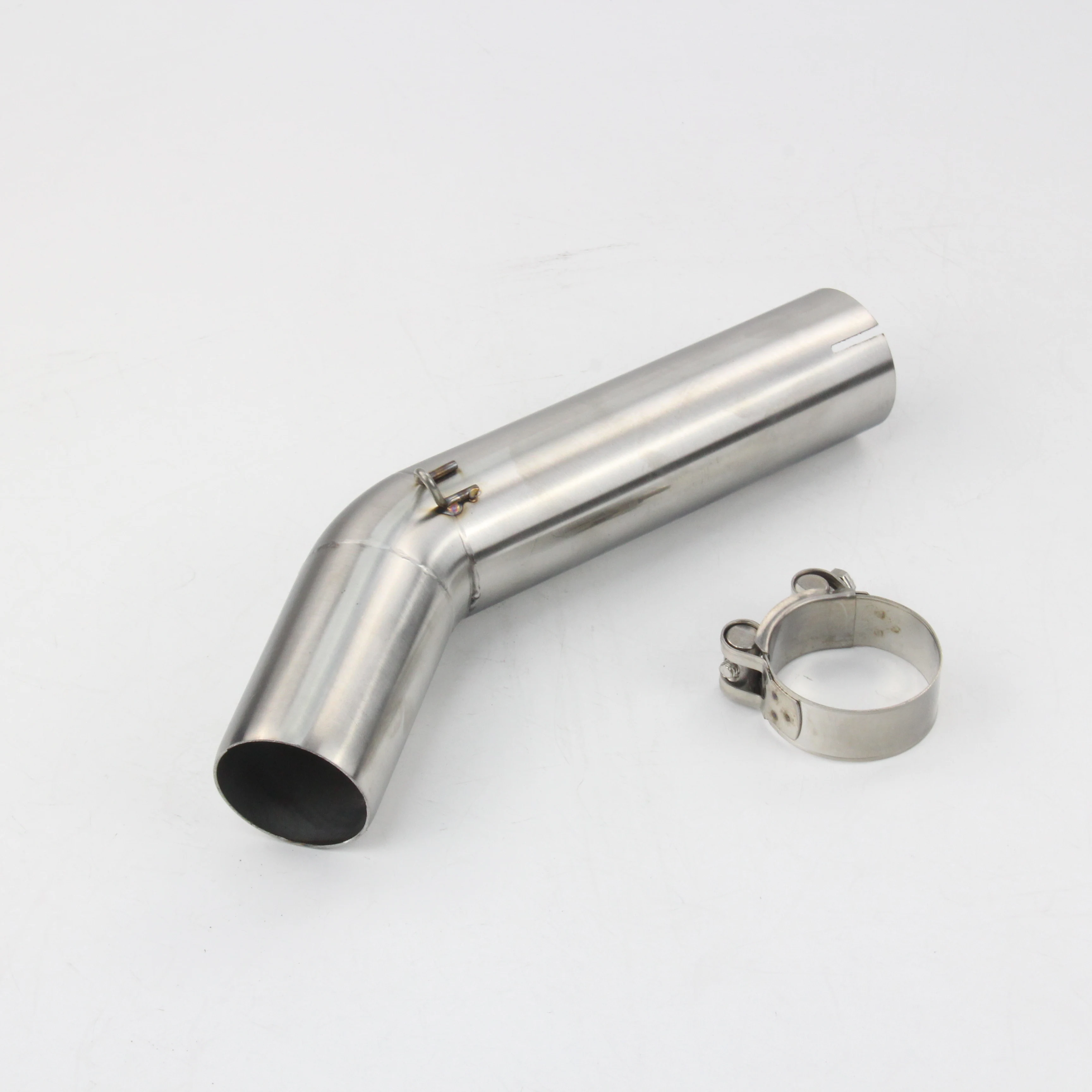 Мотоцикл выхлопная средняя труба соединение Модифицированная Соединительная