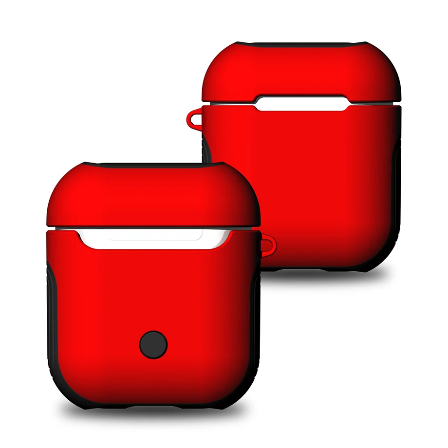 Чехол для наушников, чехол для Apple Air pods, кожаный чехол, зарядное устройство, настоящие беспроводные наушники Bluetooth, аксессуары