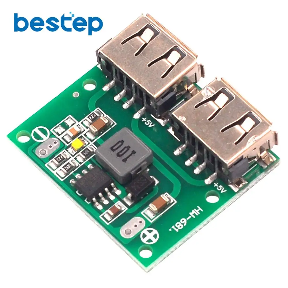 DC понижающее зарядное устройство Модуль питания двойной USB выход напряжение