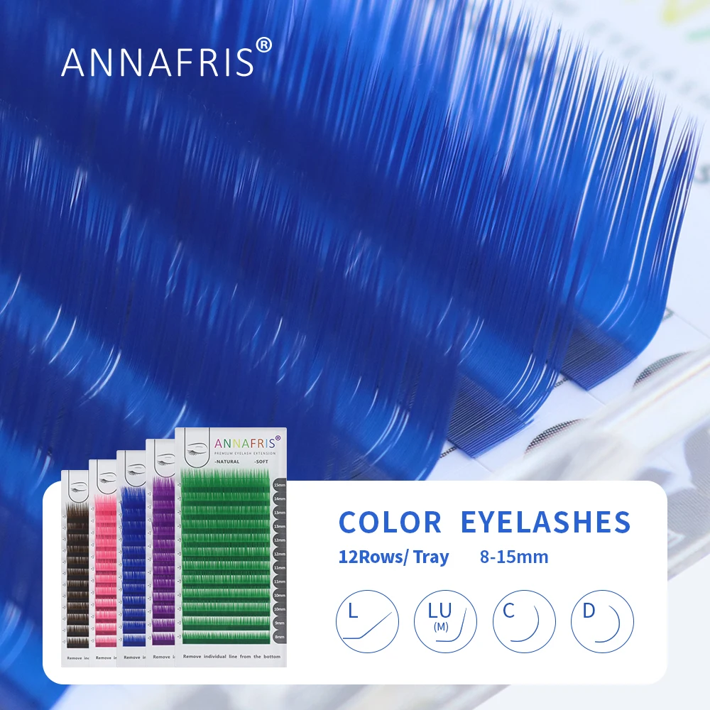 Ed Eyelash Extension C D Curl Russian Volume 8-15mm Mix Length Natural Faux Mink Color False Lashes