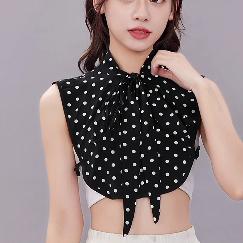 Имитация воротника женский съемный воротник винтажный вышитый аксессуар одежда