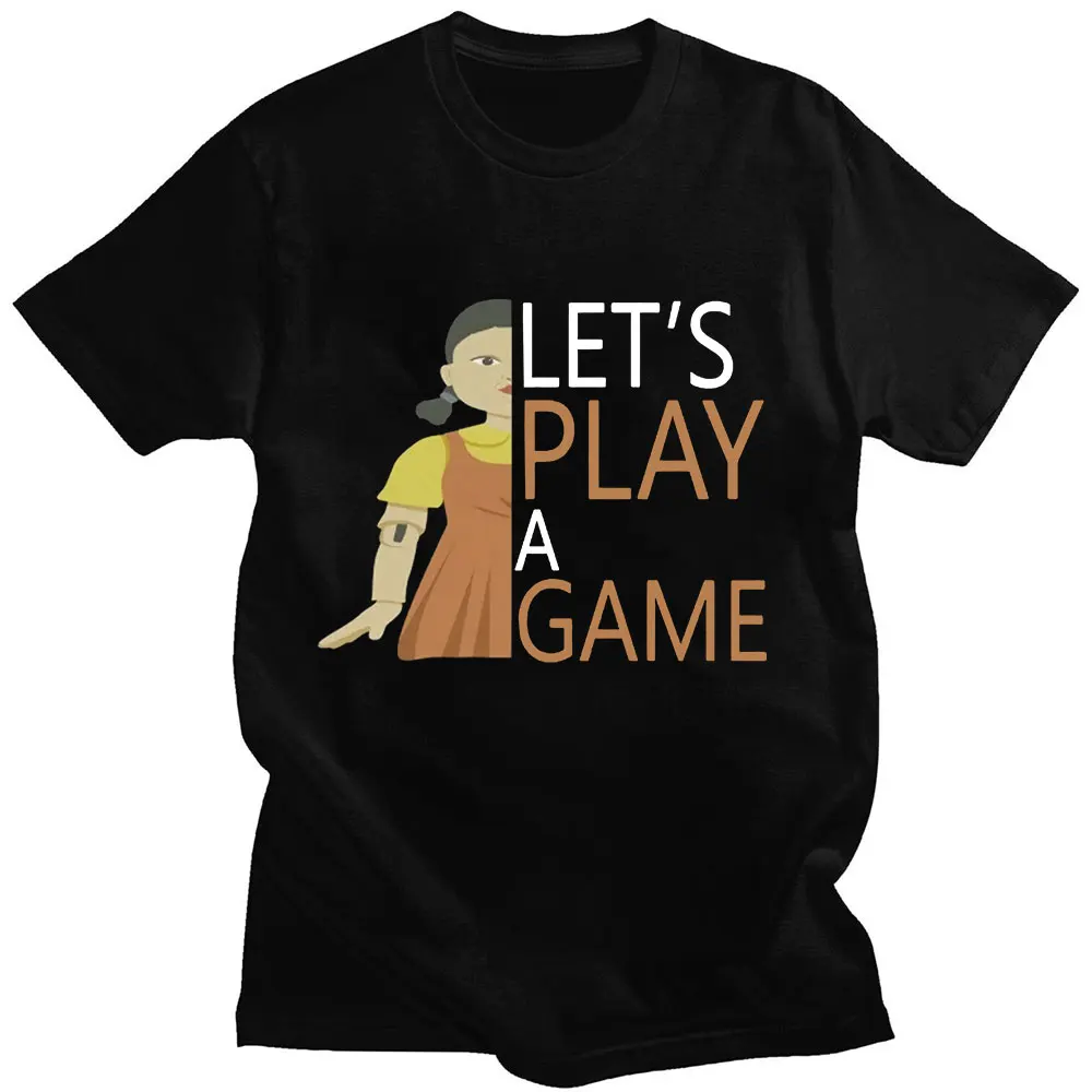 

New Fashion Tv Squid Game Anime T Shirt Men Unisex Funny Cartoon Tshirt Graphic Casual Streetwear T-shirt Hip Hop Top Tees Male