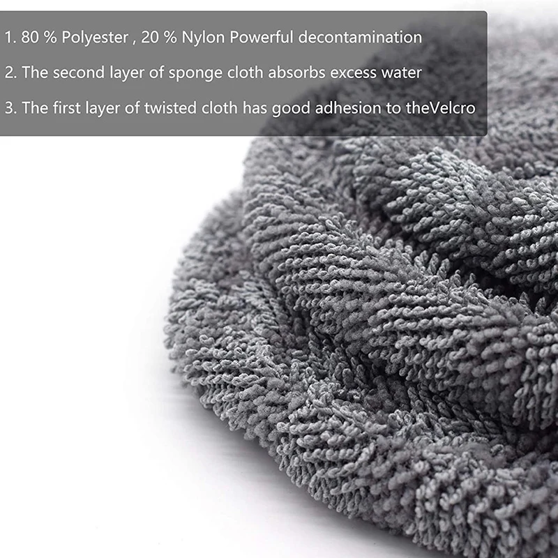 

6Pcs Replacement Parts of Microfiber Brush Head Mop Cloth Mopping Pad for Dyson V7 V8 V10 V11 Vacuum Cleaner Accessories