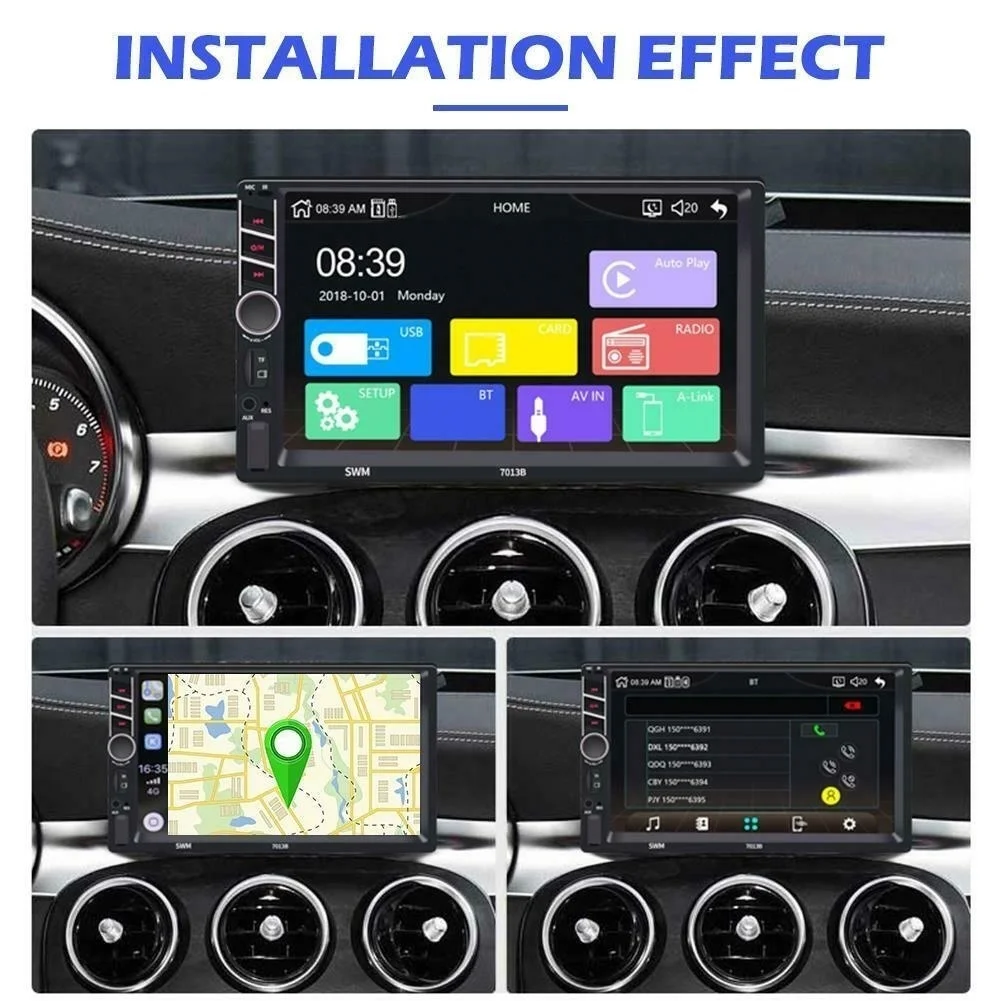 Автомагнитола 2 DIN 7 дюймов с сенсорным экраном|Автомобильные радиоприемники| |