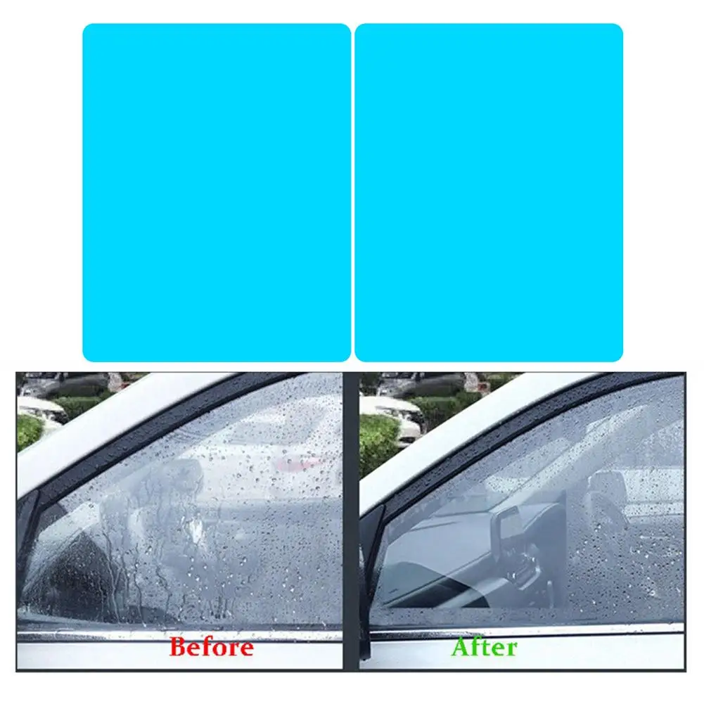 

2PCS Car Rainproof Film Car Car Rearview Mirror Protective Rain proof Anti fog Waterproof Film Car Sticker Accessories