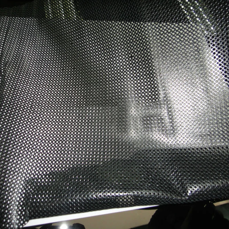 Ажурная черная ткань из натуральной козьей кожи для рукоделия/сумки бесплатная