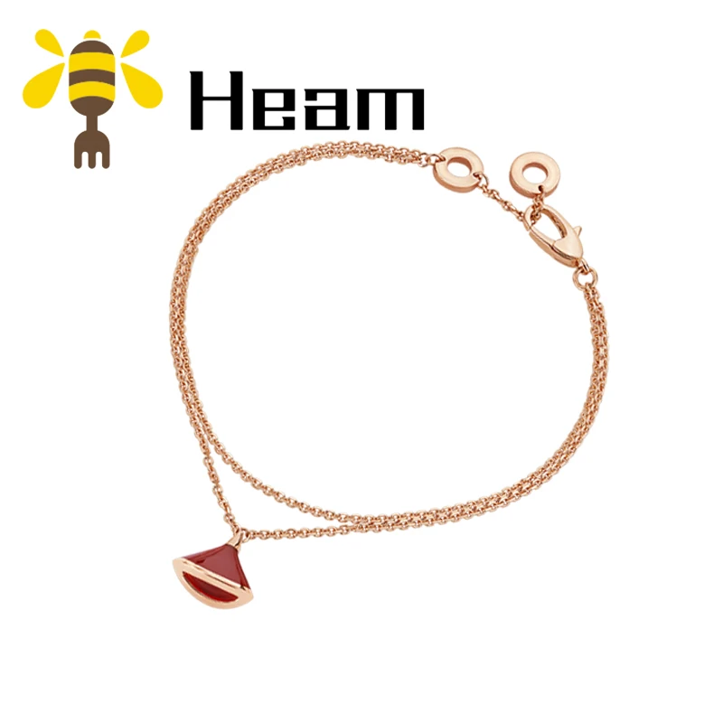 Браслет Heam, высокое качество, серебро 925 пробы, болгарийский браслет для женщин, фирменный дизайн, розовое золото, модное ювелирное изделие, подарок для пары - Metal Color: style3