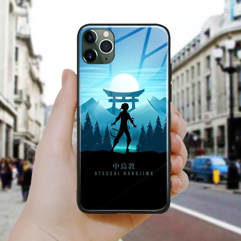 Atsushi Nakajima Anime Art Glass Soft Silicone Phone Case Cover Shell for iPhone SE 6s 7 8 Plus X XR XS 11 12 13 Mini Pro Max | Мобильные