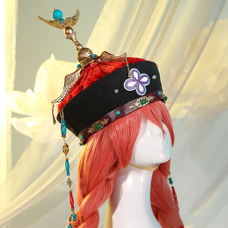 

Anime Seven Deadly Sins Septem Peccata Mortalia Greed Envy Cosplay Costumes Qing Dynasty Cheongsam Uniform Wig Hat Set Hollaween