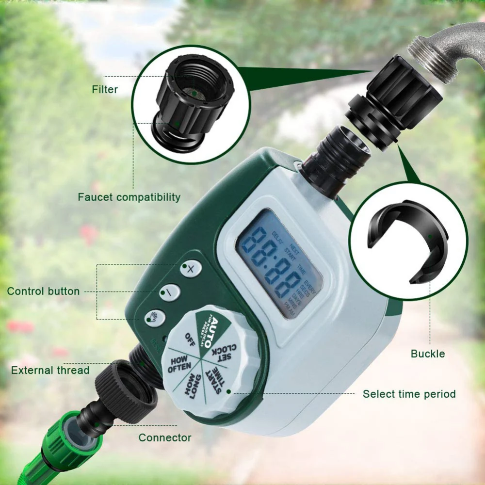 

Control Timer Automatic Lawn Garden Irrigation Watering System Agriculture Tool