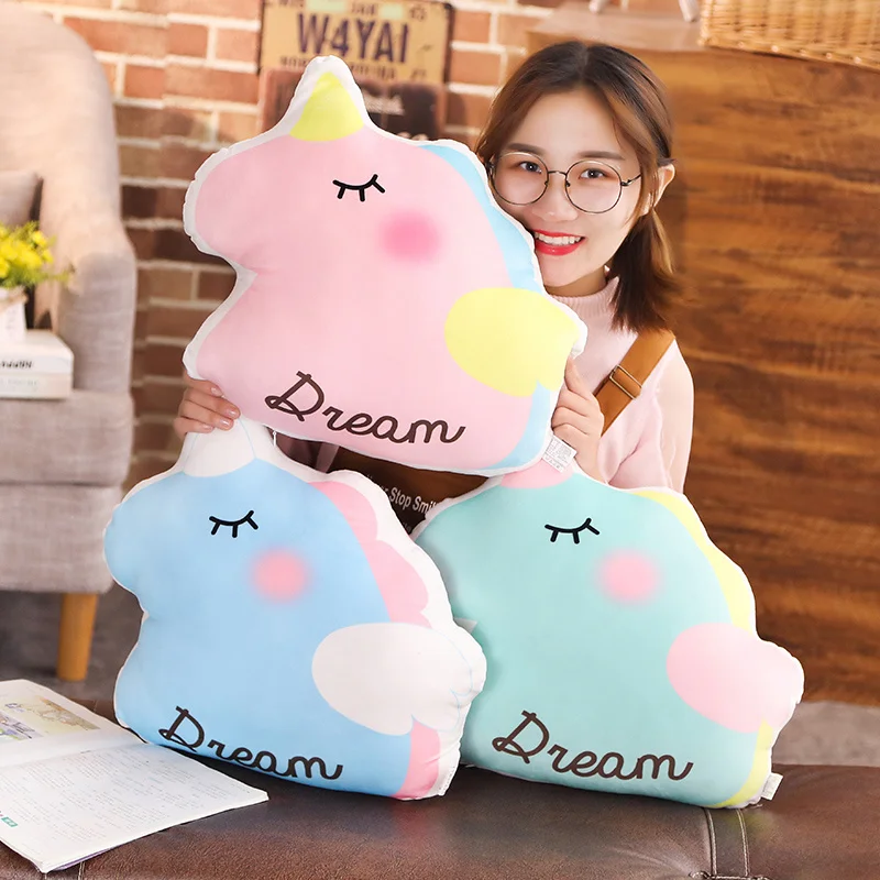 

1 шт 40 см мягкий Kawaii Единорог день рождения плюшевая игрушка милый плюшевый Ангел Единорог прекрасный чучело животное подарок для ребенка к...