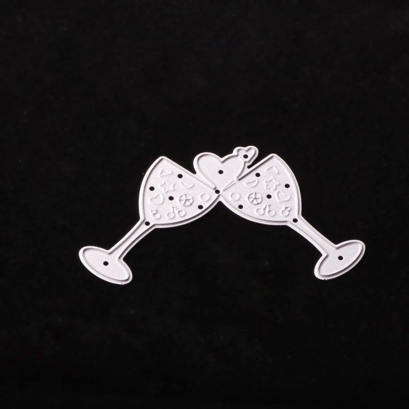 Металлические штампы для высечки Винных Бокалов и бумаги скрапбукинга/сделай