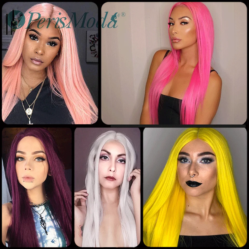 Парик с длинными прямыми черными искусственными волосами для женщин парик из