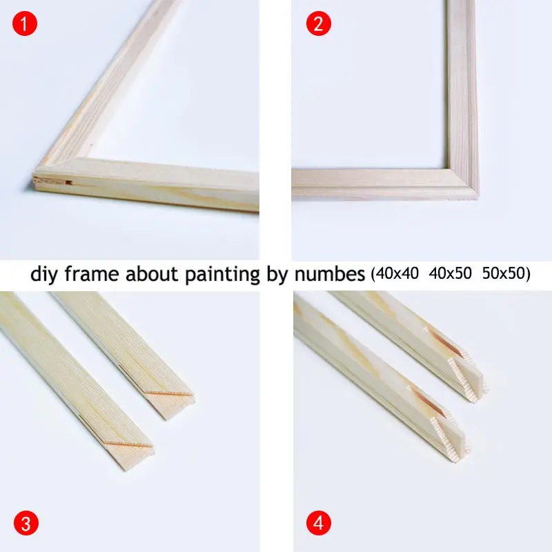 Diy Цифровая живопись искусство Климт работает Поцелуй Ручная роспись