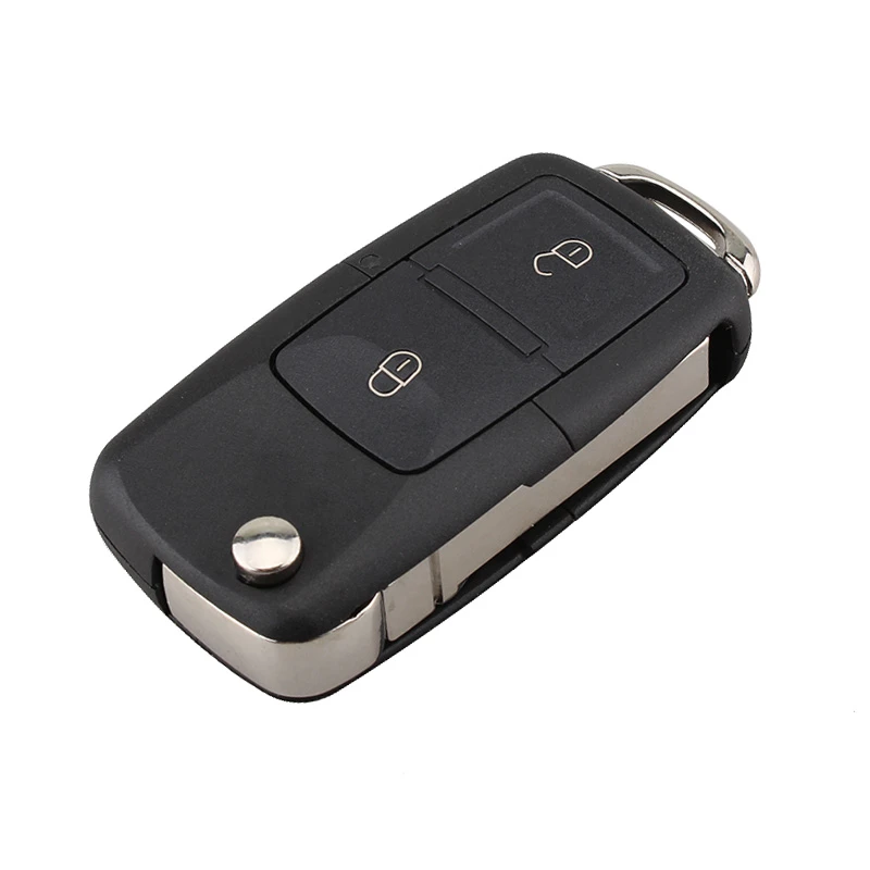 2 кнопки флип дистанционного ключа Fob чехол 434 МГц ID48 чип для VW Beetle Bora Golf Passat Transporter