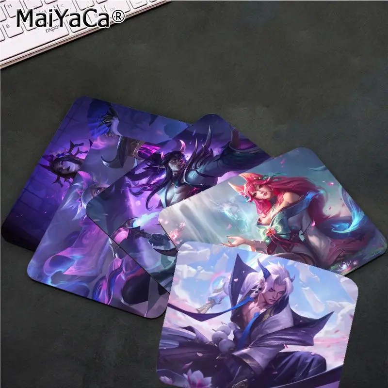 

MaiYaCa New Designs Popular game League of Legends latest skin Computer Mousemats Smooth Writing Pad Desktops Mate mouse pad