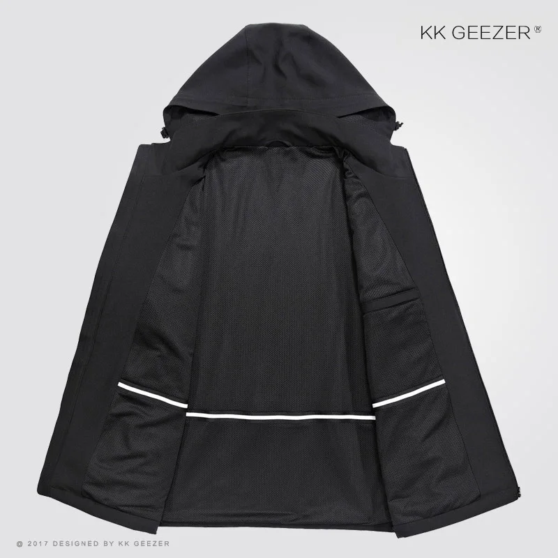 Куртка мужская на молнии легкая водонепроницаемая армейская верхняя одежда