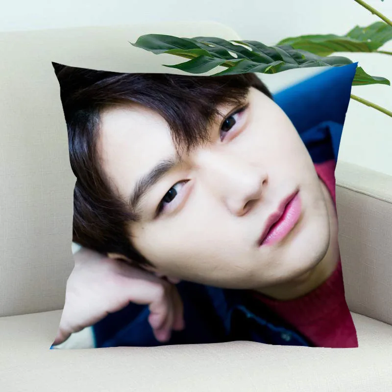 Чехол для подушки Kim Myung Soo спальни искусственная наволочка квадратные