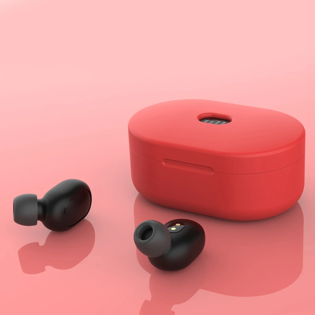 Защитный чехол для наушников Xiaomi Redmi Airdots силиконовый защитный зарядного