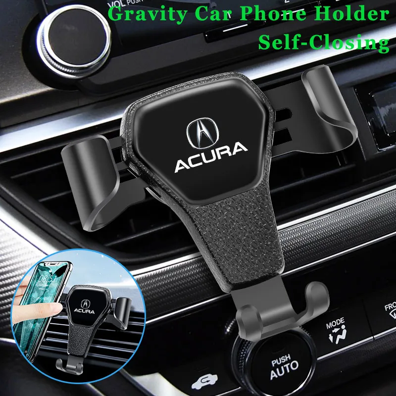 Самозакрывающийся Автомобильный держатель для телефона с креплением на