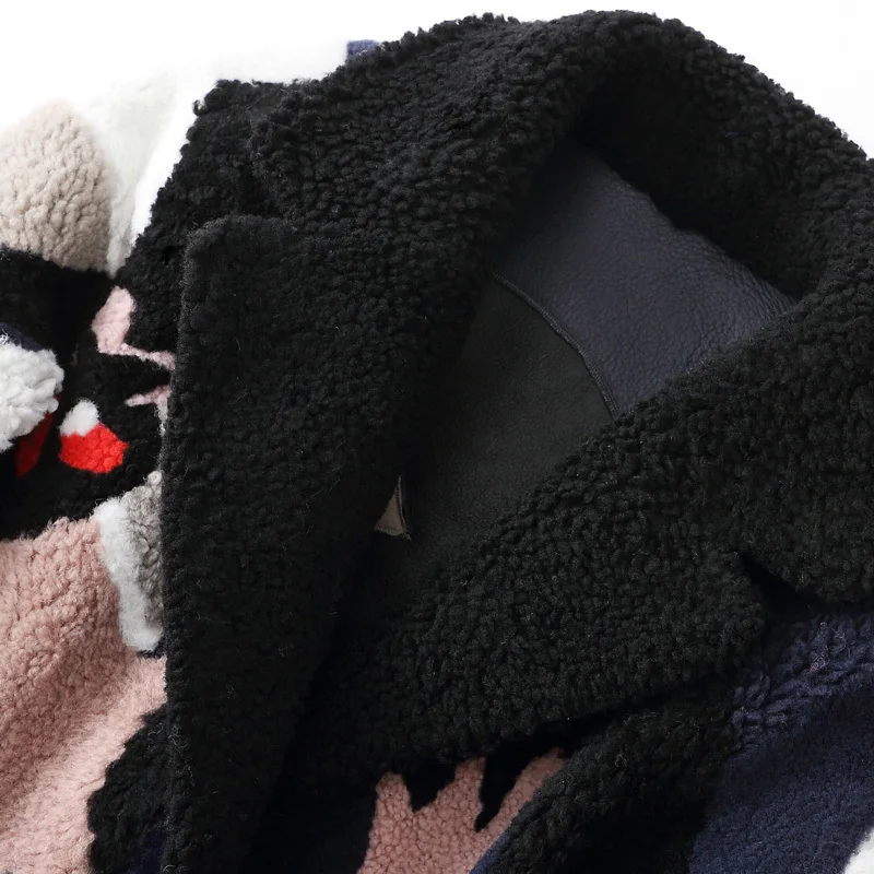 Пальто с натуральным мехом в американском и европейском стиле Верхняя одежда