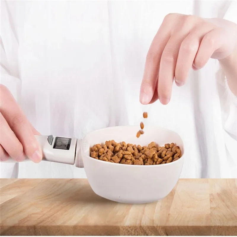 Новые портативные весы для домашних животных чашки собак кошек еды мерки
