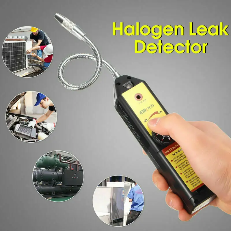 

Air Conditioner Refrigerant Halogen Leak Detector Gas Leakage Tester Analyzer R134a R410a R22a HVAC Test New