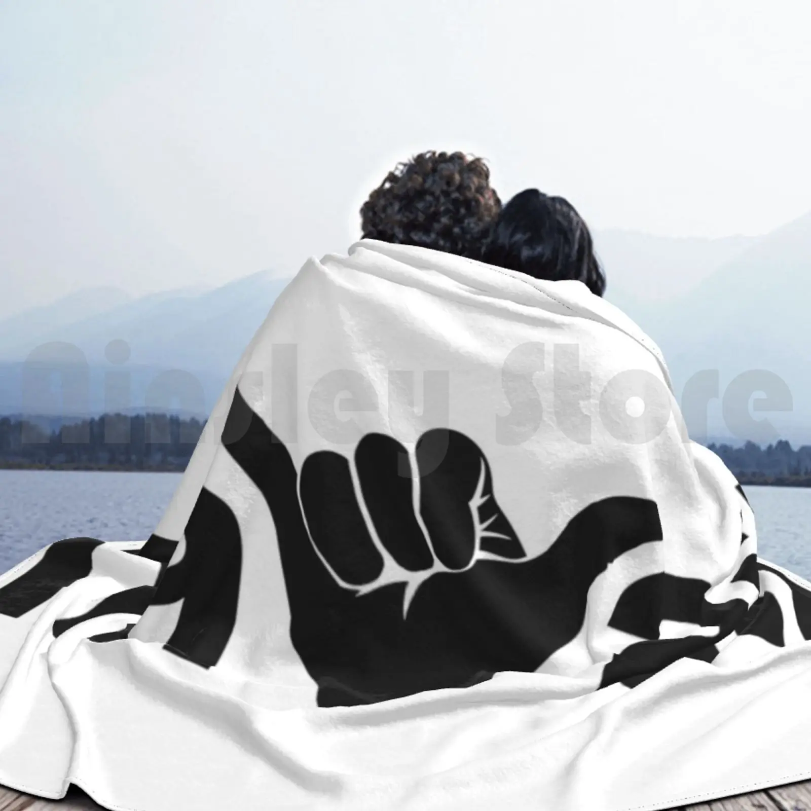 Гавайский одеяло с Shaka модное на заказ гавайский Da Kine Hi 808 расслабляющий Оаху