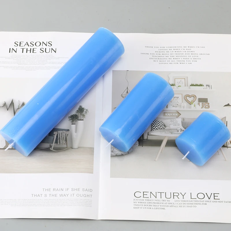 Мульти размер DIY ручной работы гладкая форма для изготовления свечей плоский Топ