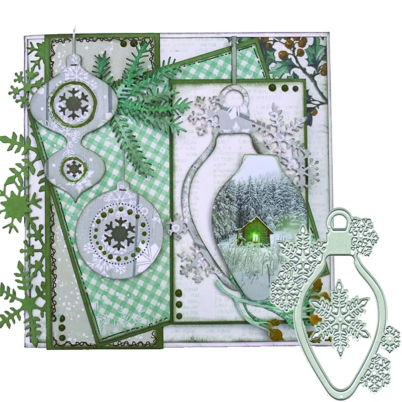 Фонарь рождественские украшения штампы металлические режущие трафарет для