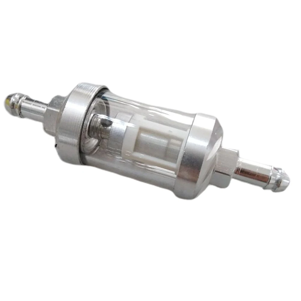 

Petrol Inline Metal Motorcycle Accessroy Universal Practical Fuel Filter Gasoline Transparent Auto Oil Cleaner Washable