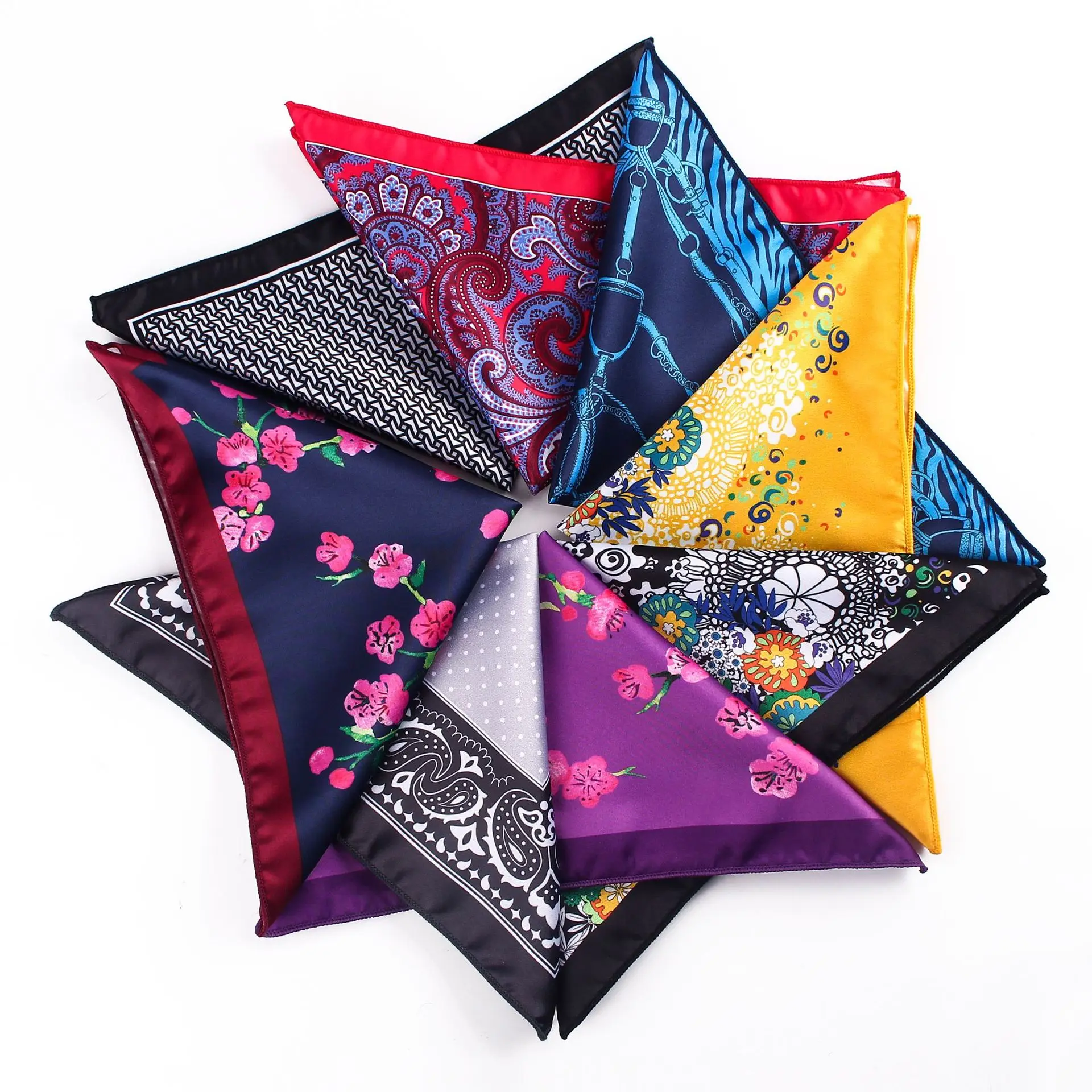 

2022 Pocket Square for Mens Shirt Wedding Party Hankies Men's Suits Handkerchief Women's Pocket Towel Custom Logo