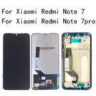 ЖК-дисплей AAA для Xiaomi Redmi Note 7, ЖК-дисплей + сенсорный экран, дигитайзер в сборе для Redmi Note 7 Pro с рамкой, ремонтный комплект