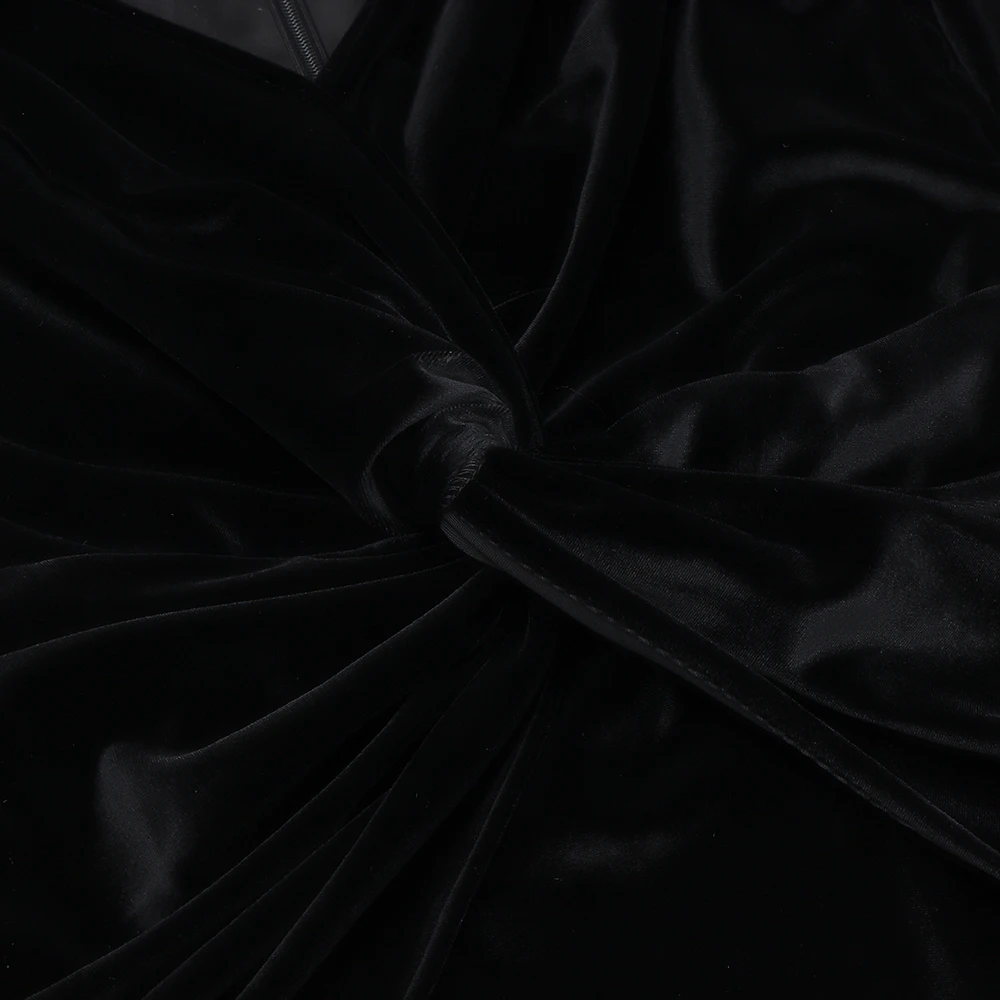 

Vero Sinly 2020 Winter Fashion Women Bodycon Dress Sexy Long Sleeve V Neck Celebrity Evening Runway Club Party Dress