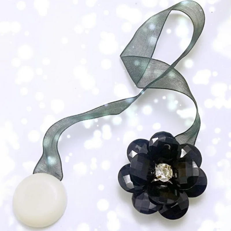 Магнитная пряжка для штор в форме цветка магнитные прихваты занавесок оконных s