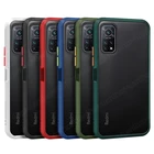 Для Xiaomi Mi 10T Pro Lite чехол противоударный силиконовый бампер матовый прозрачный для телефона повышенной прочности с протекторным рисунком и чехол для Xiaomi Mi 10T 10 T Pro 5G чехол