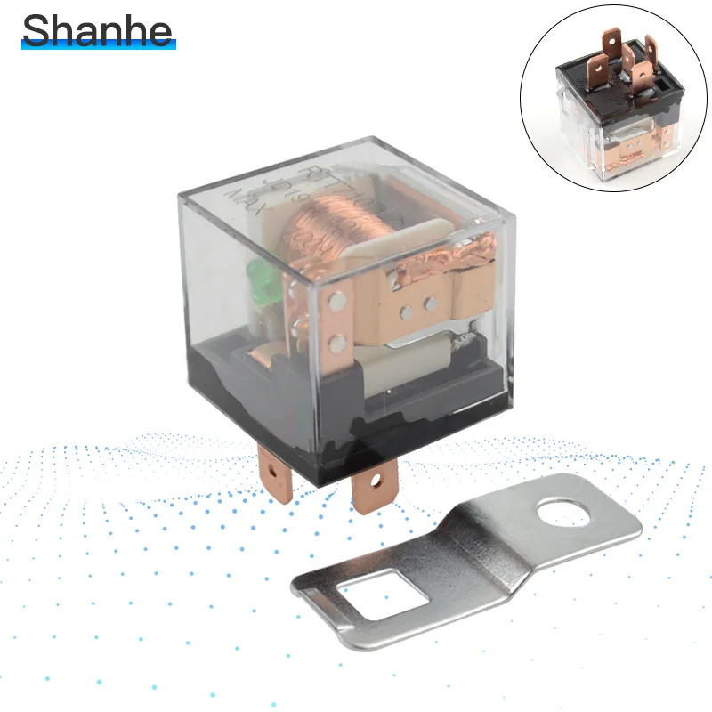 Светодиодное автомобильное реле 100 А 5 контактов нормально открытое|relay case|transparent