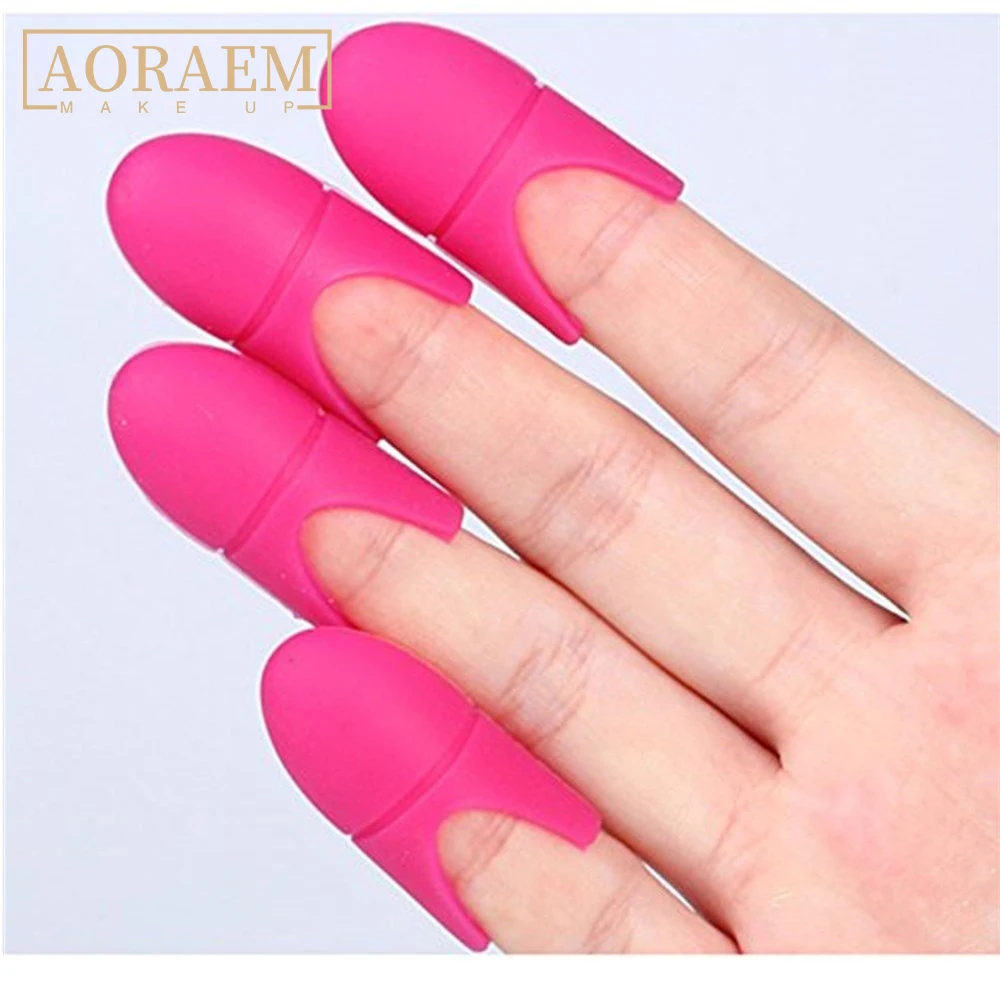 

AORAEM 10pcs Plastic Nail Polish Gel Remover Clips Nails Art Soak Off Cap Nail Degreaser Cleaner Tips For Fingers Manicure Tools