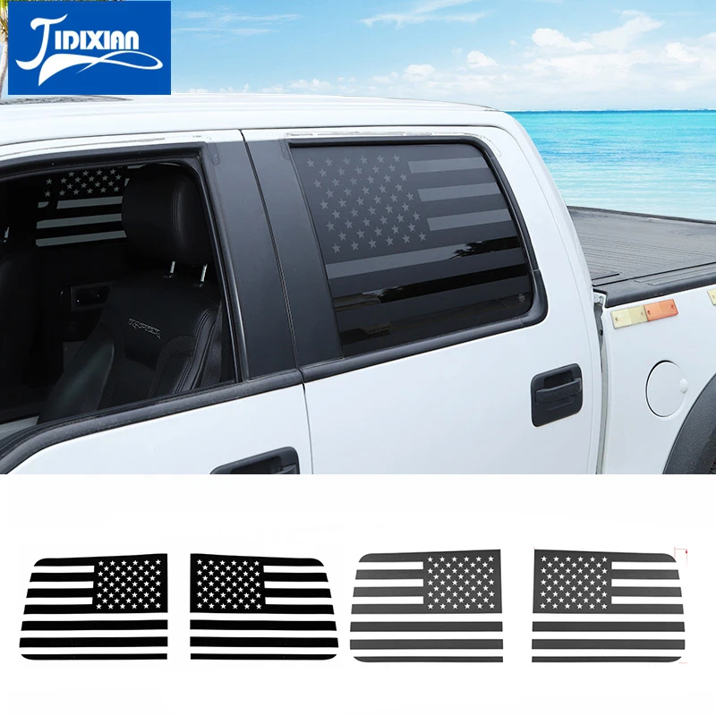 

JIDIXIAN Car Rear Window Decoration Decal Cover Stickers for Ford F150 2009 2010 2011 2012 2013 2014 Car Exterior Accessories