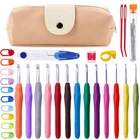 Набор крючков для вязания, 2-10 мм, с сумкой для хранения