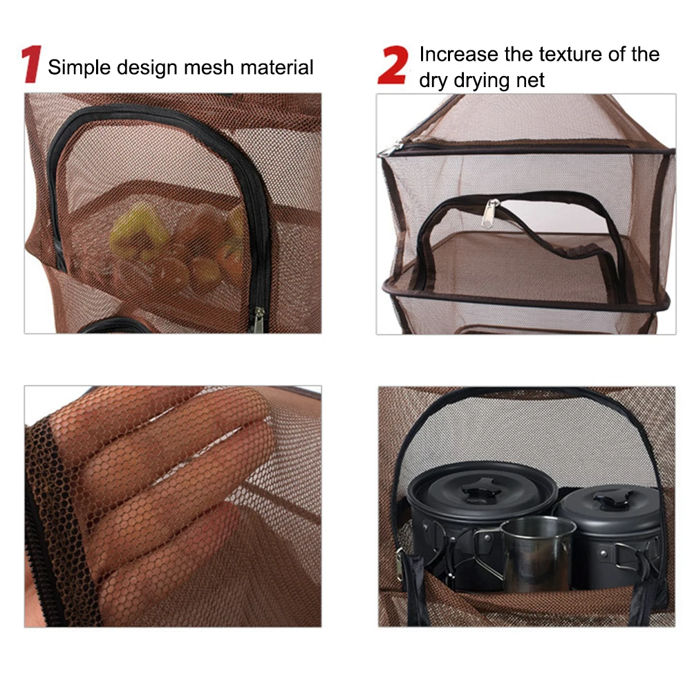 Лидер продаж уличная подвесная клетка сушилка для рыбы посуда Сухая Сетка еды