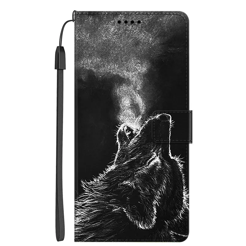 Кожаный флип-чехол для Xiaomi Poco M3 Pro 5G F3 F1 X3 X4 NFC X 3 чехол телефона кошелек с рисунком